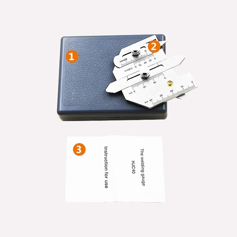Stainless Steel Welding Inspection Ruler - Hjc40-1915198084074311684