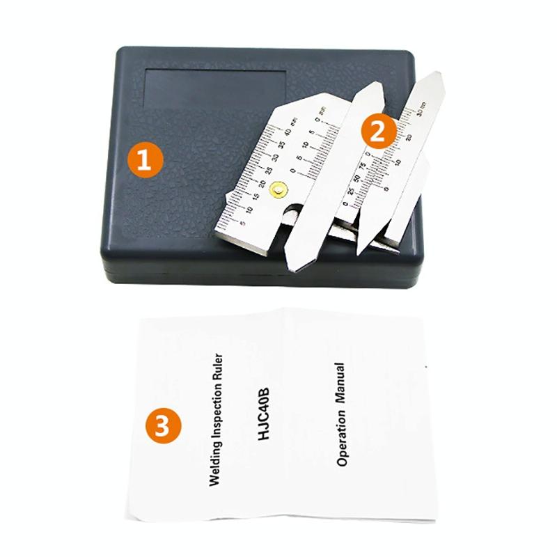 Stainless Steel Welding Ruler For Inspection - Measure Gauge-1915197944915693572