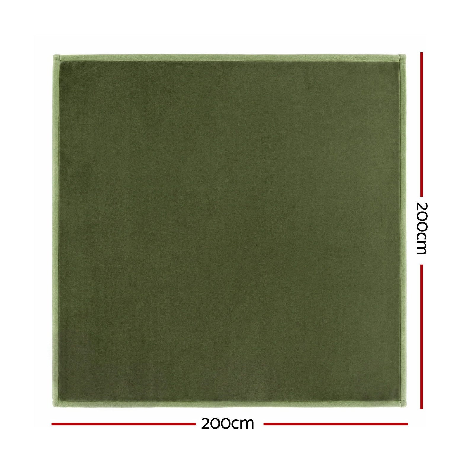 Artiss Tatami Mat Floor Mattress 3cm Thick Futon Mattresses Mellow Mat Rugs Living Room Green