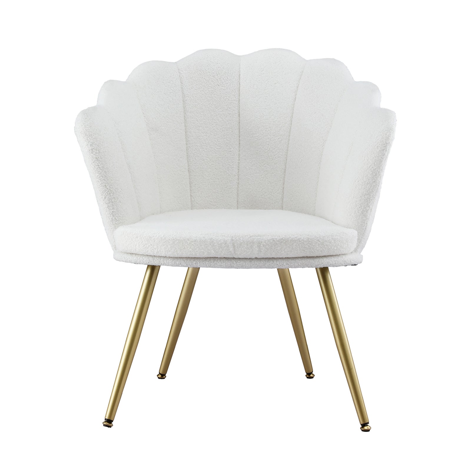 Artiss Armchair Teddy Fleece White Callista