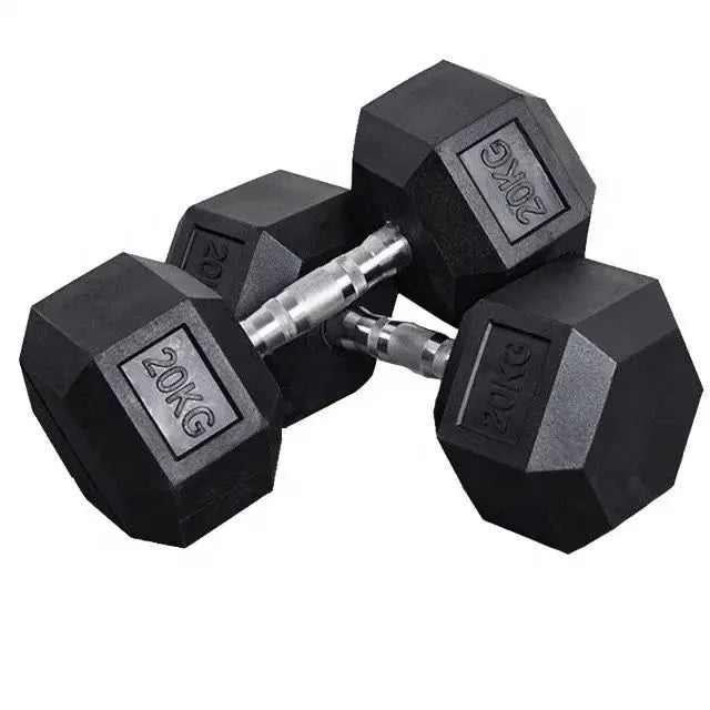 6 Pairs Hex Dumbbells PLUS Dumbbell Rack (210 kg | 5kg-30KG | 1.1m 3-tier Rack)
