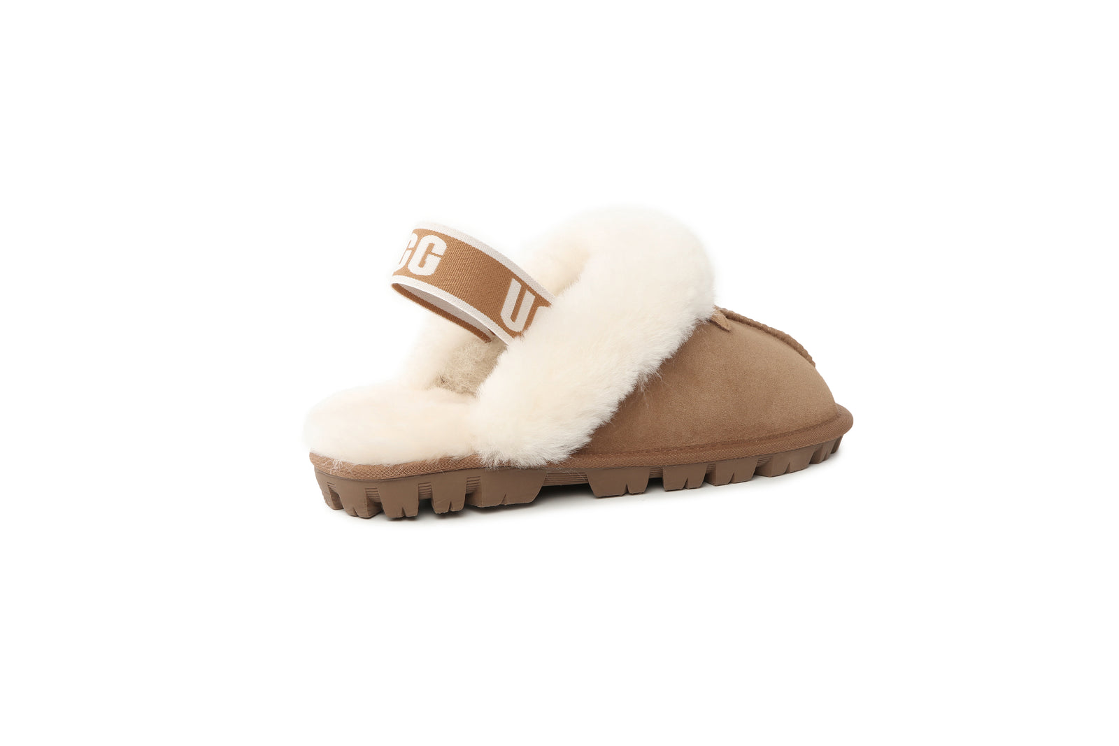 DKUGG ANSLEY SLIPPER - Size L 39/40 - Chestnut