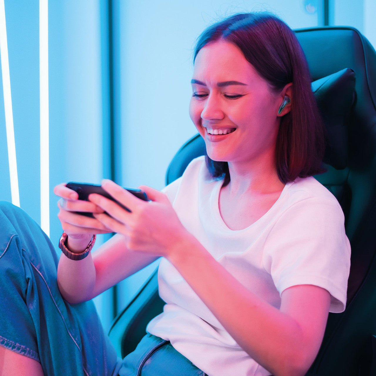 Laser Wireless Gaming ANC Earphones Black