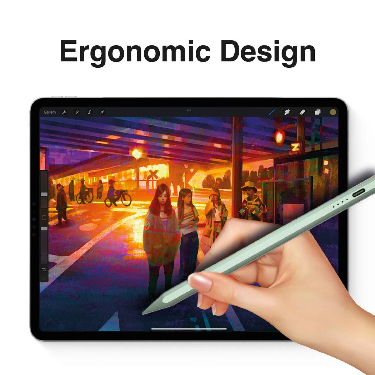 Laser Active Stylus Pen for iPad - Green