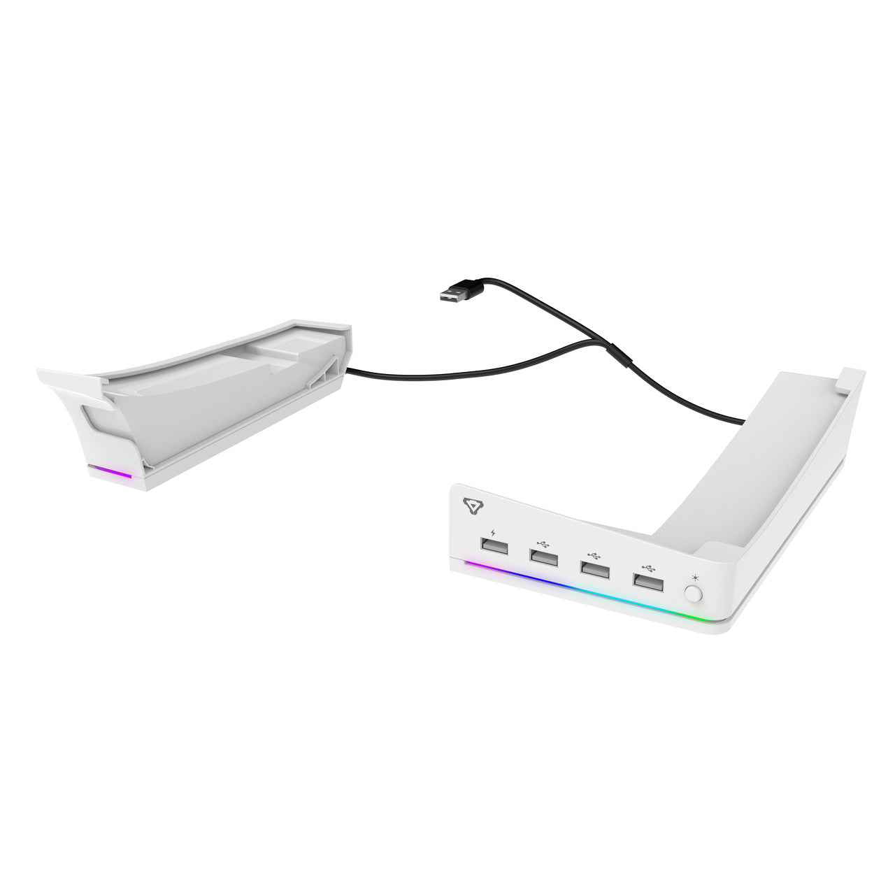 Laser Gaming PS5 Slim RGB Horizontal Stand with 4 USB Ports