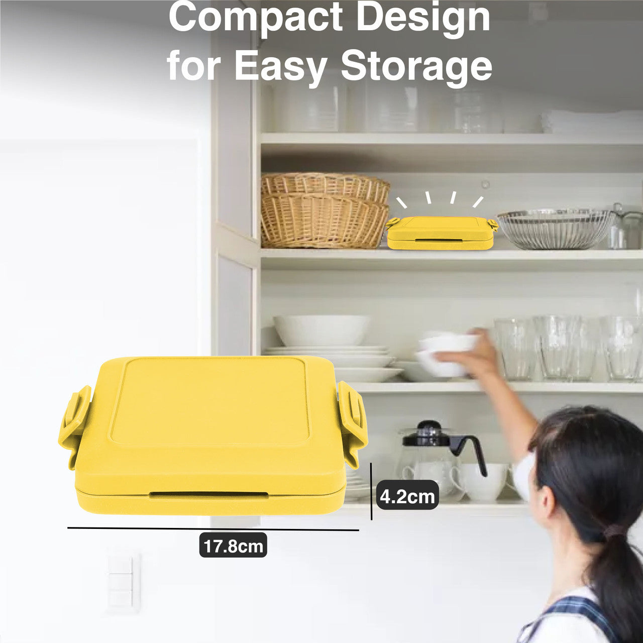 Laser Microwave Toastie Maker Smiley Face