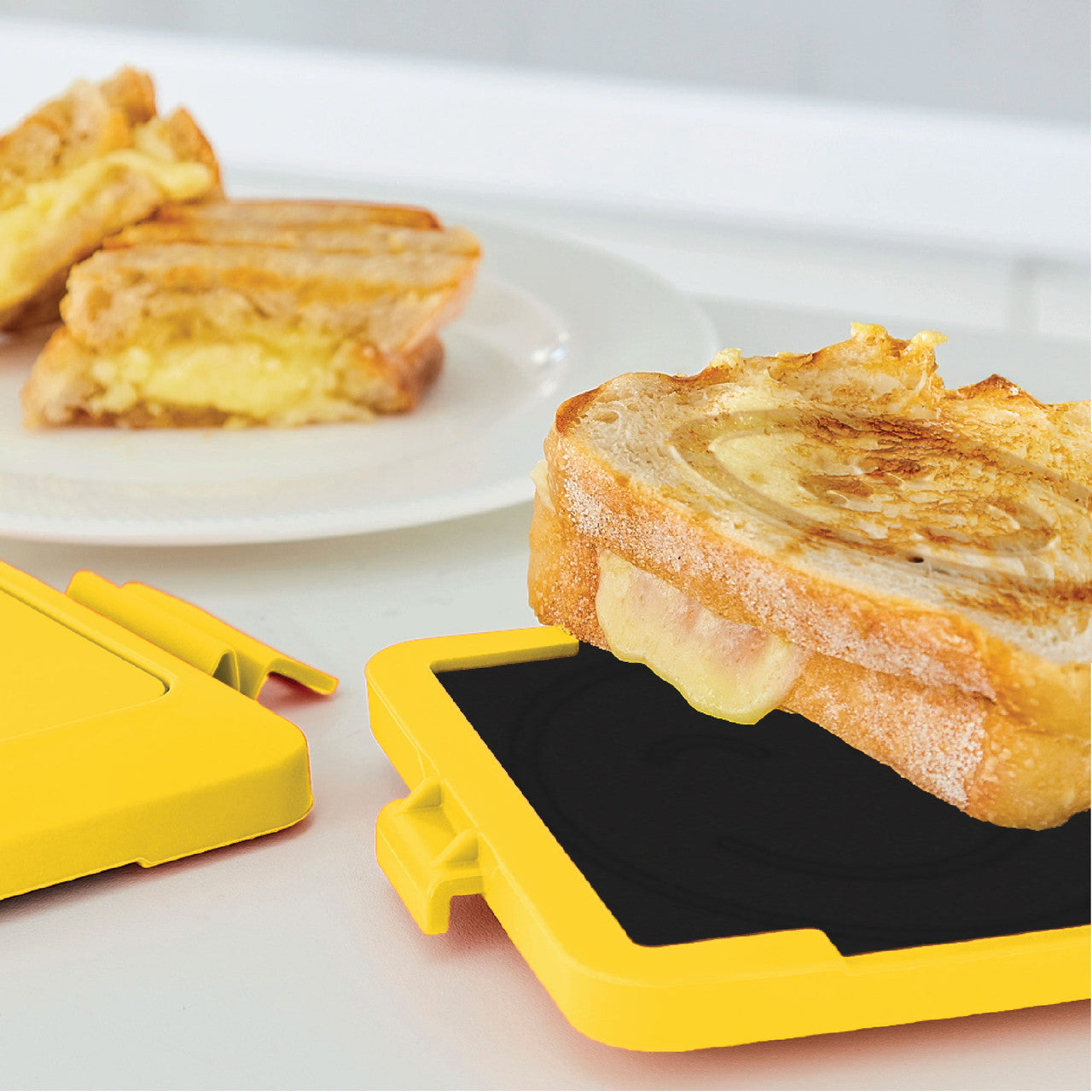 Laser Microwave Toastie Maker Smiley Face