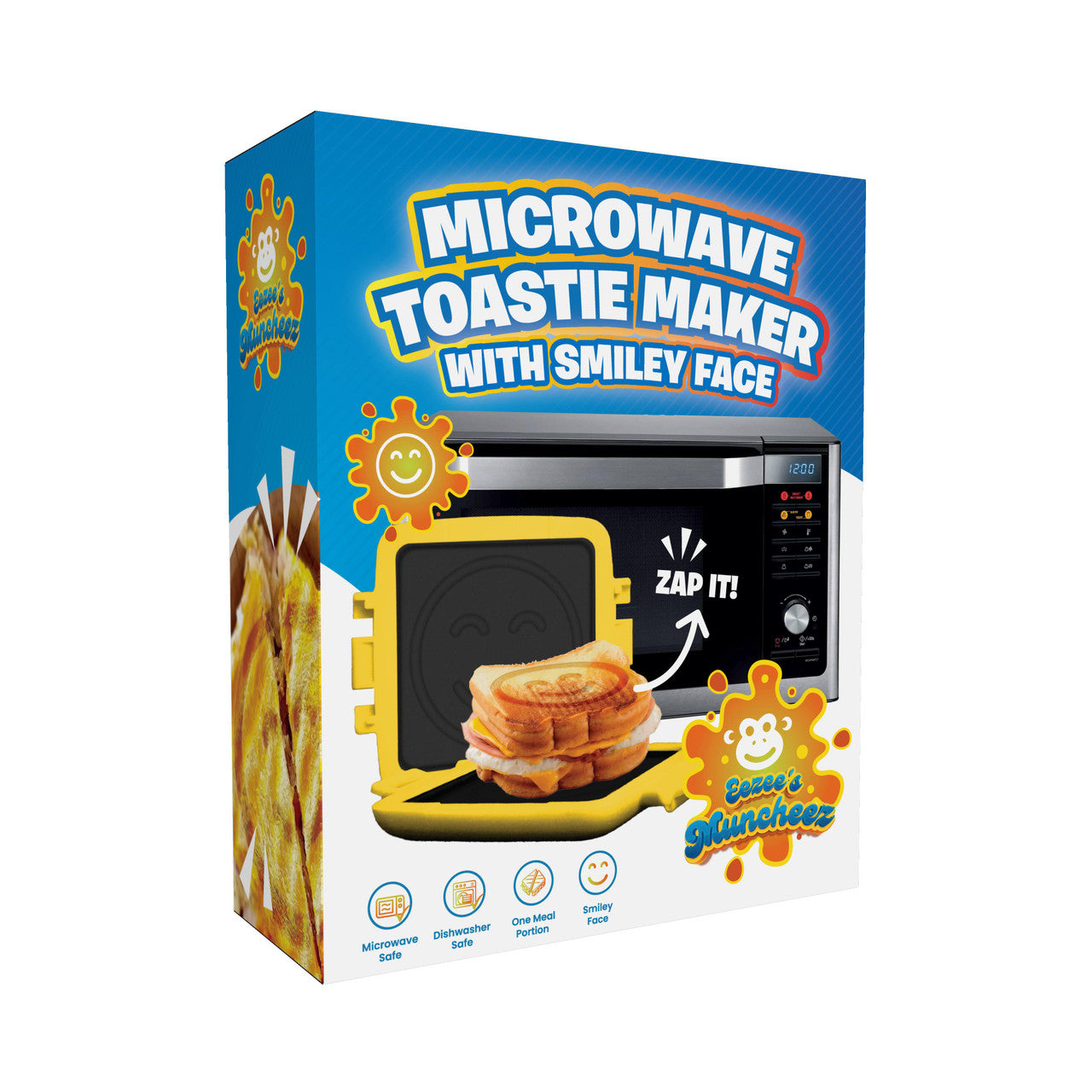 Laser Microwave Toastie Maker Smiley Face