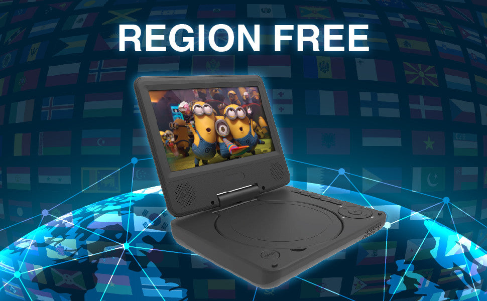 Laser Portable DVD Player 7 inch