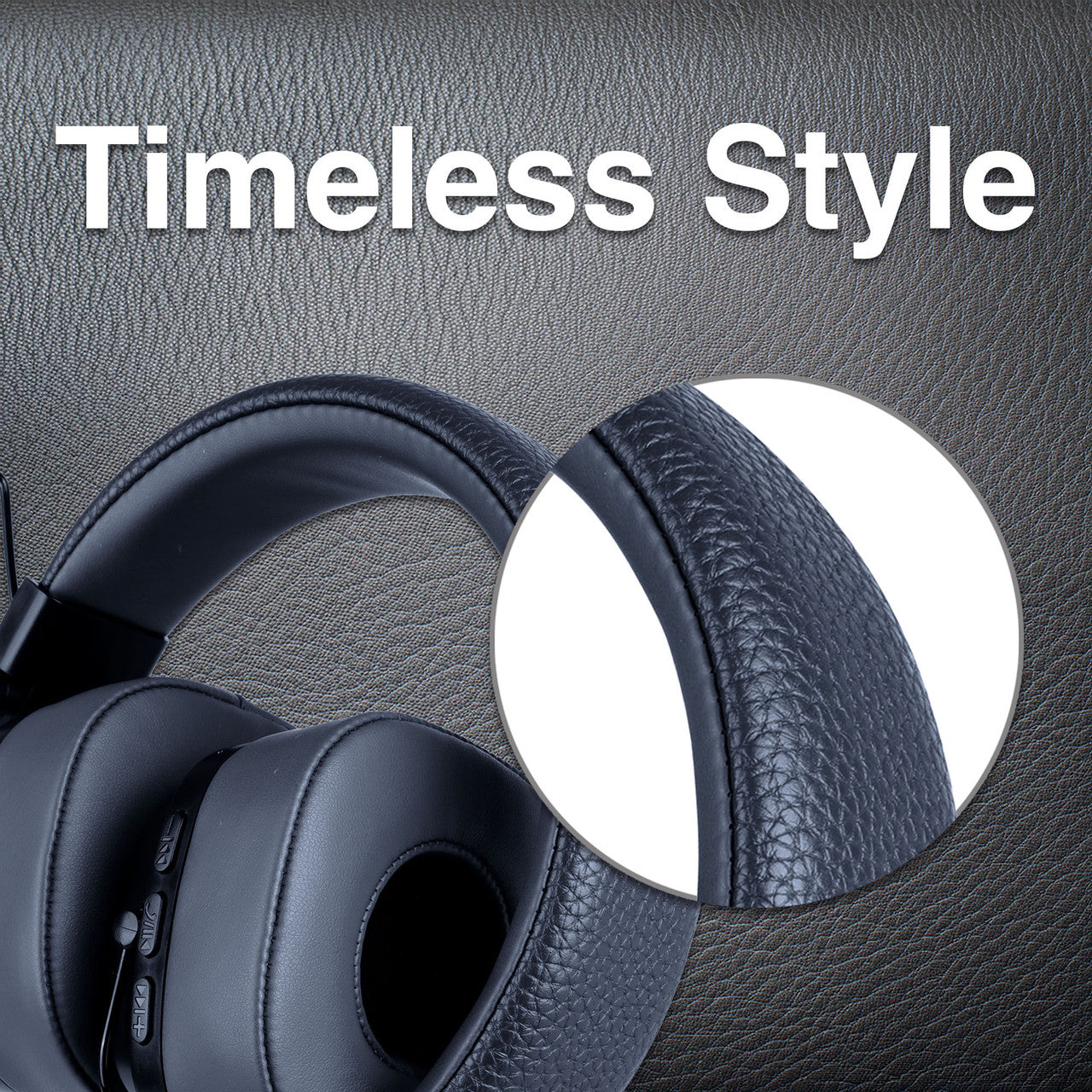 Soundtec by Laser Wireless On-Ear Headphones Black