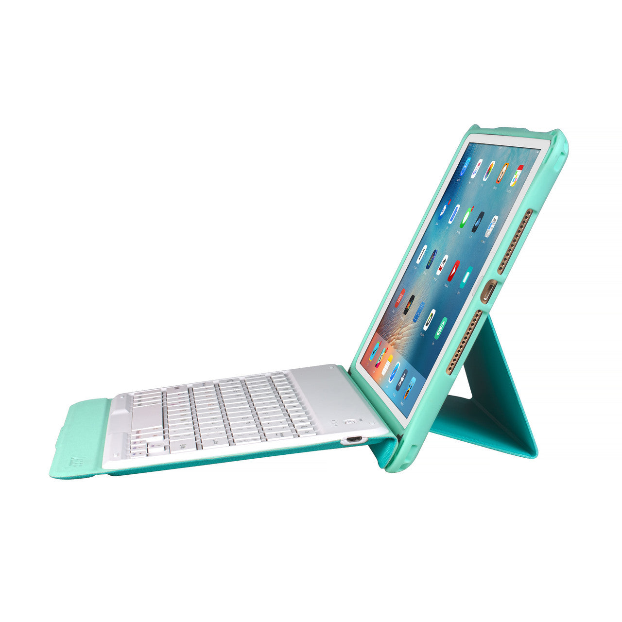 Laser iPad 10.2-inch Wireless Keyboard Case Green