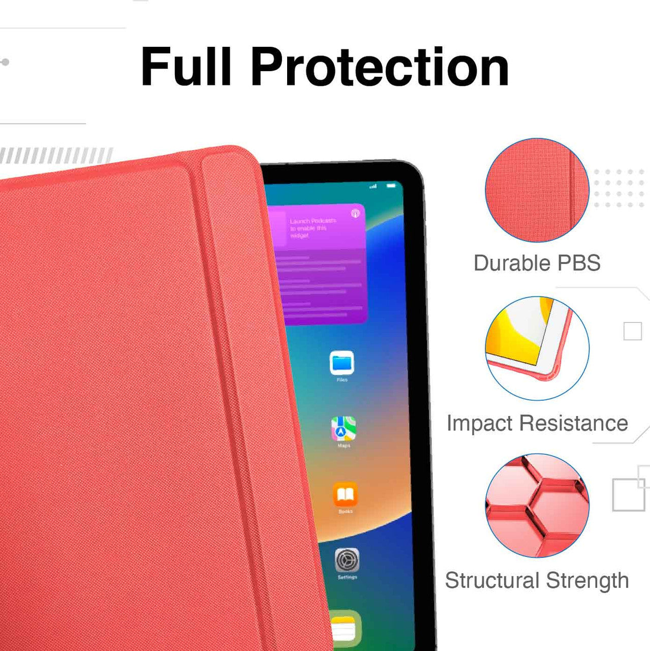 Laser iPad 10.9-inch Wireless Keyboard Case Watermelon