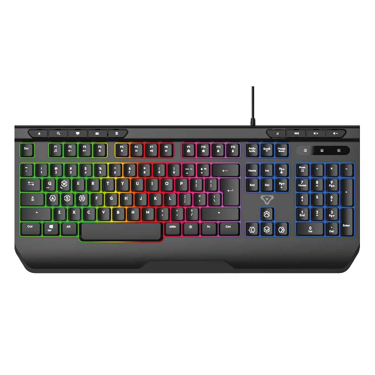 Laser RGB Gaming Keyboard with Anti-Ghosting Keys