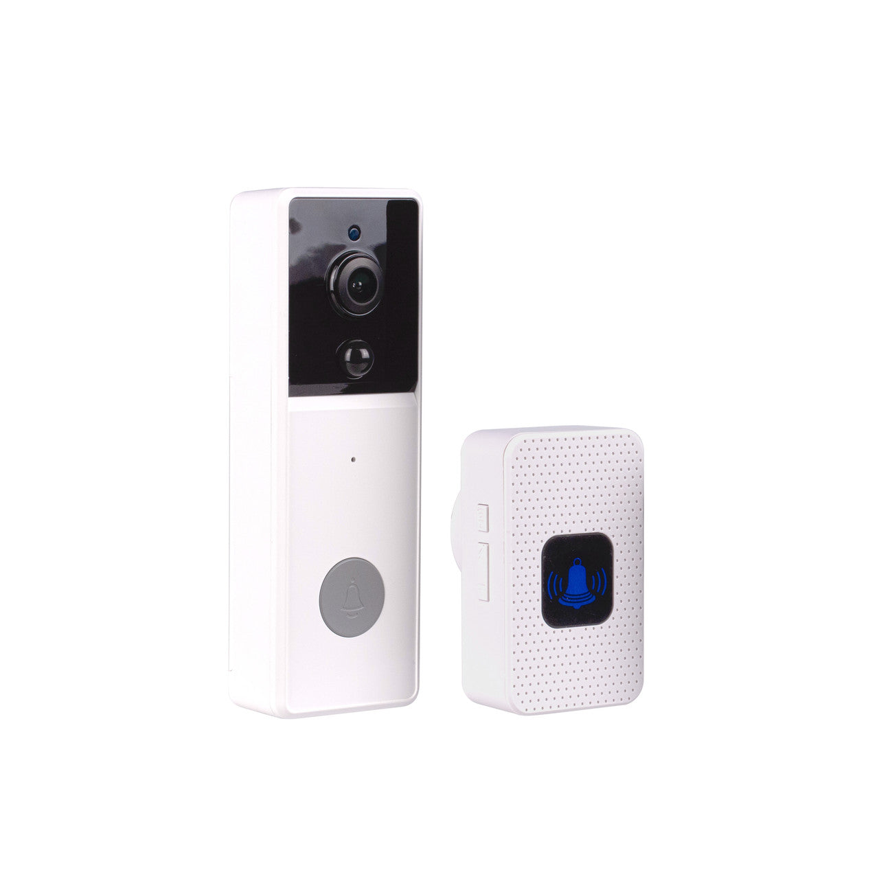 Laser Smart Full HD Video Doorbell White with Chime