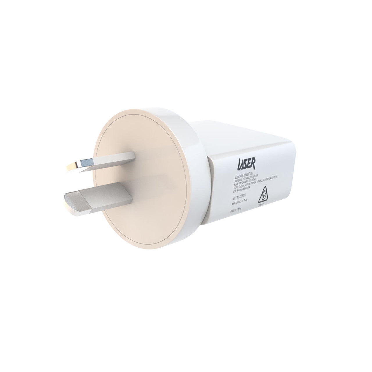 Laser ChargeCore USB-C 30W Dual PD Wall charger