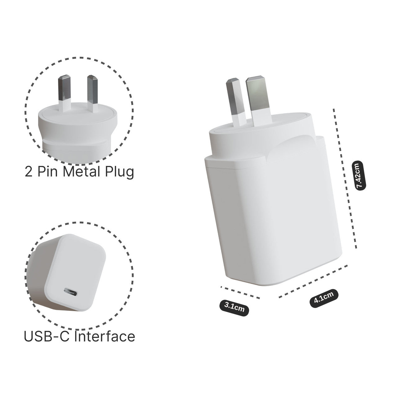 Laser ChargeCore 45W PD GaN USB-C Wall Charger