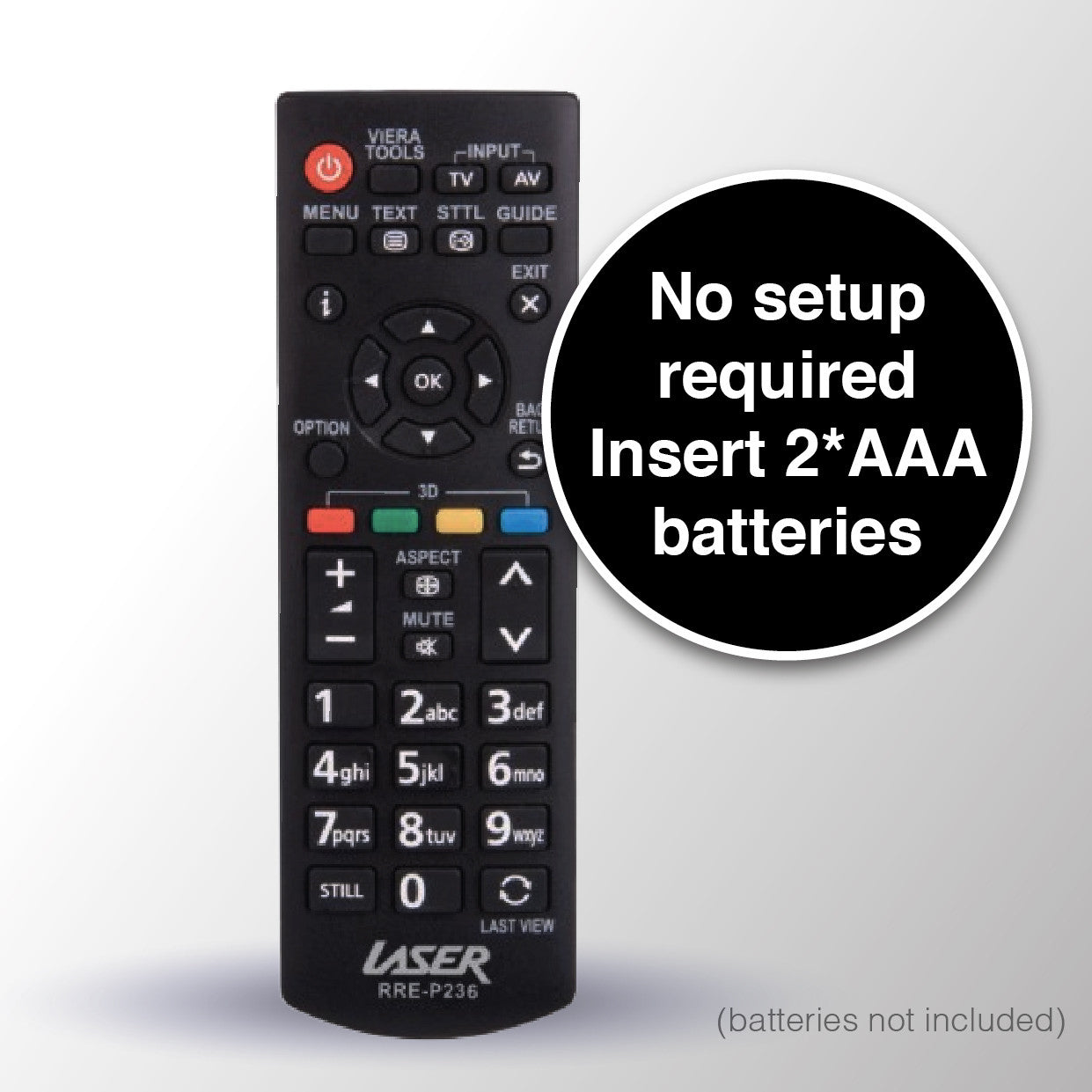 Laser Remote Control for Panasonic TV