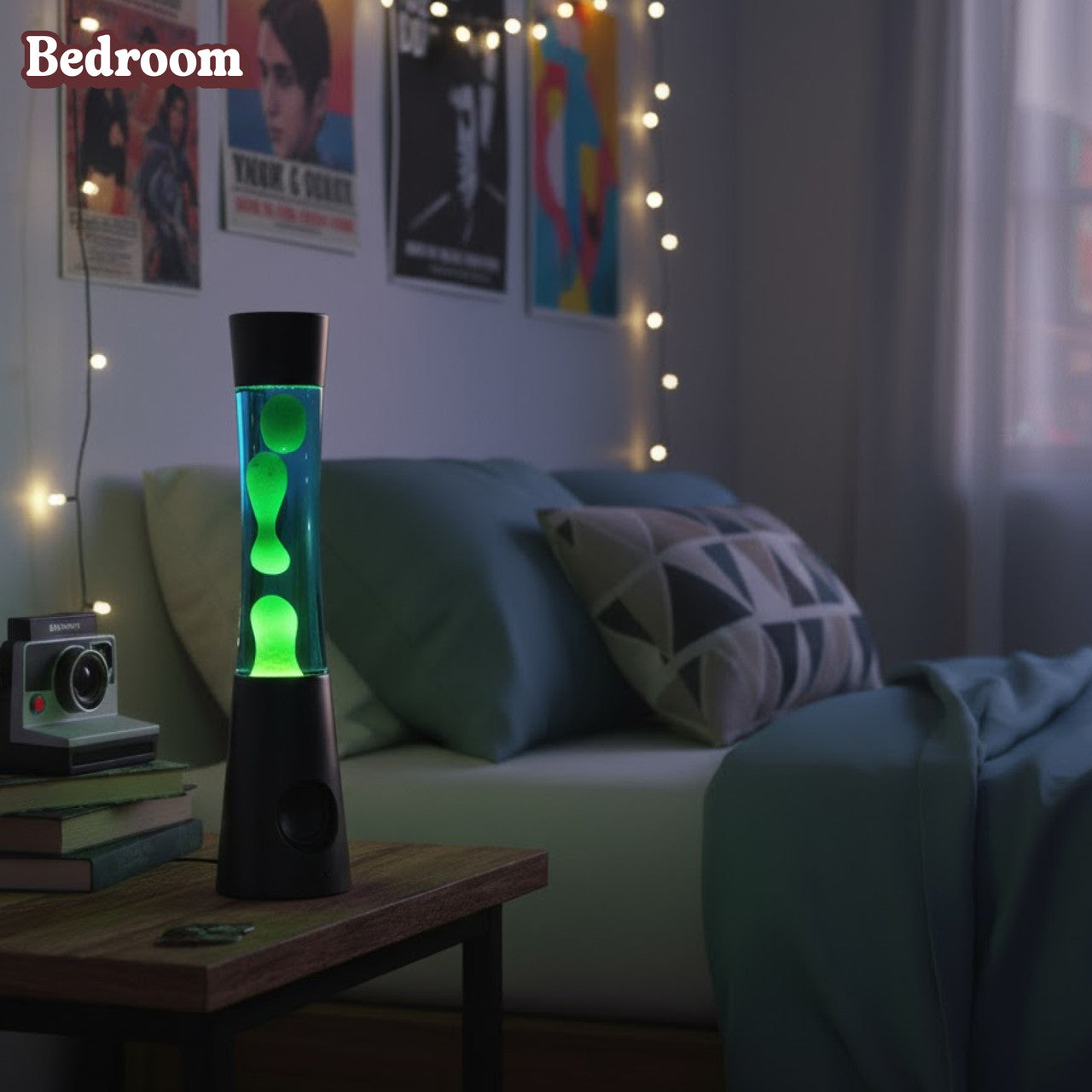 Laser Retro Lava Lamp with Bluetooth Speaker