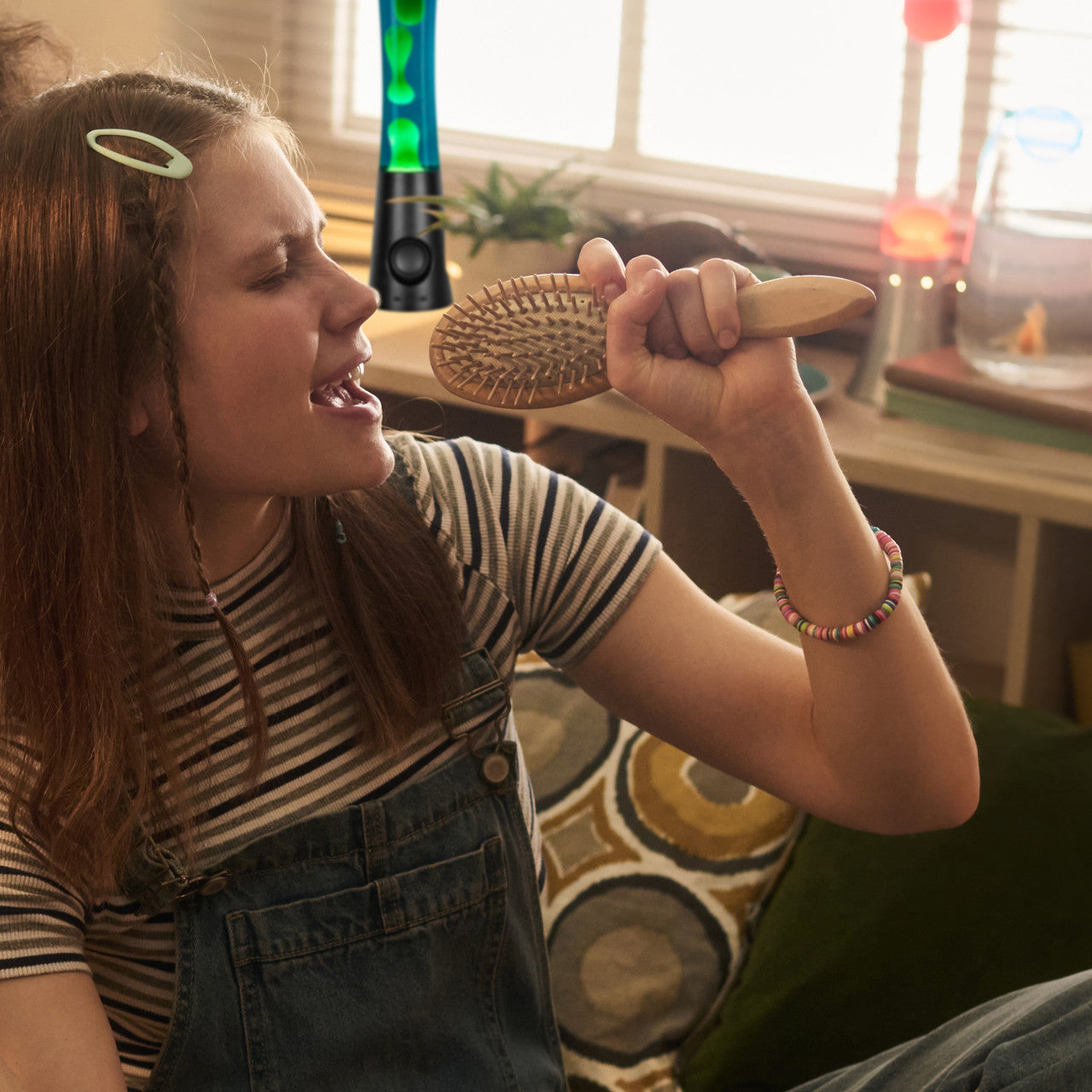 Laser Retro Lava Lamp with Bluetooth Speaker