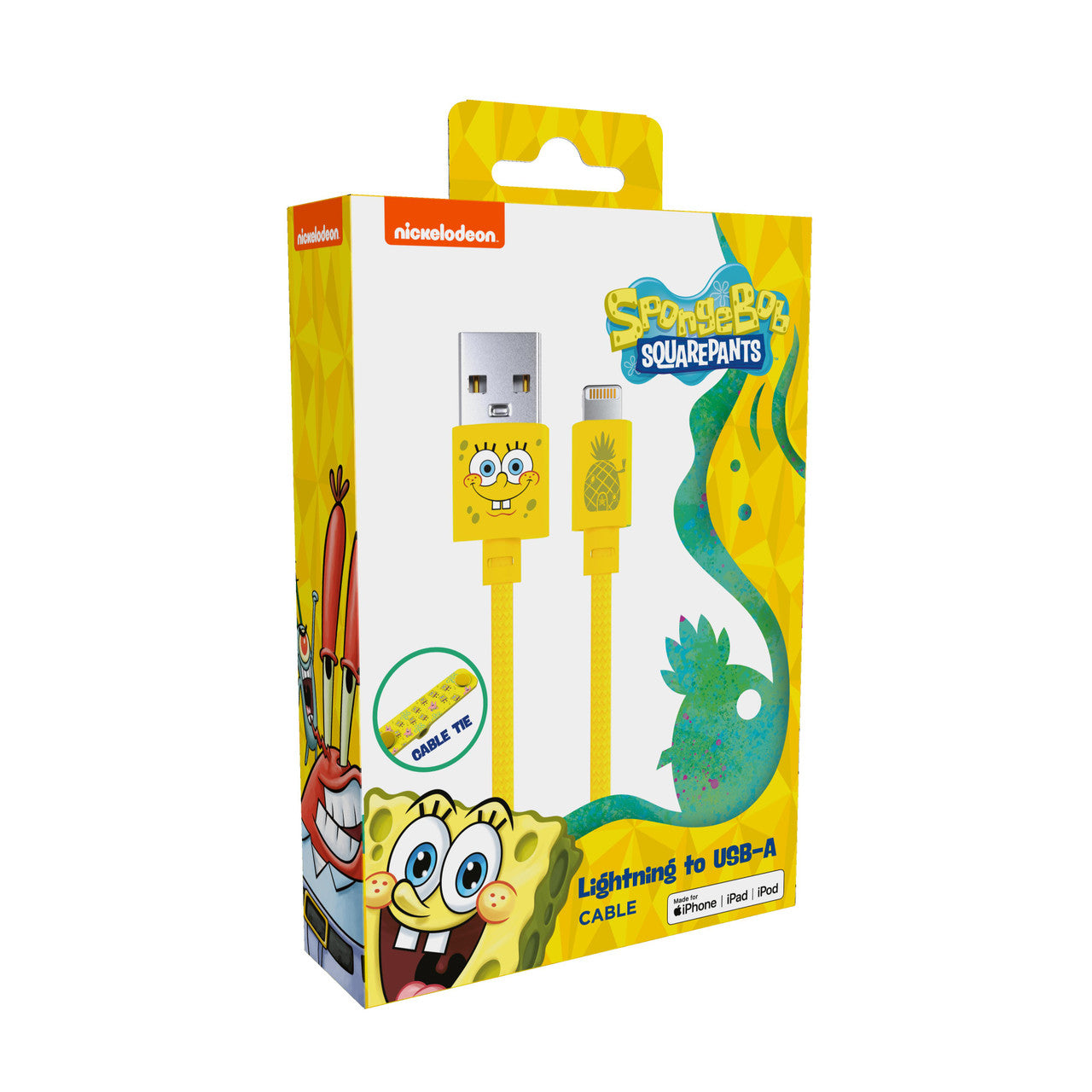 Sponge Bob SquarePants Lightning Cable 1M