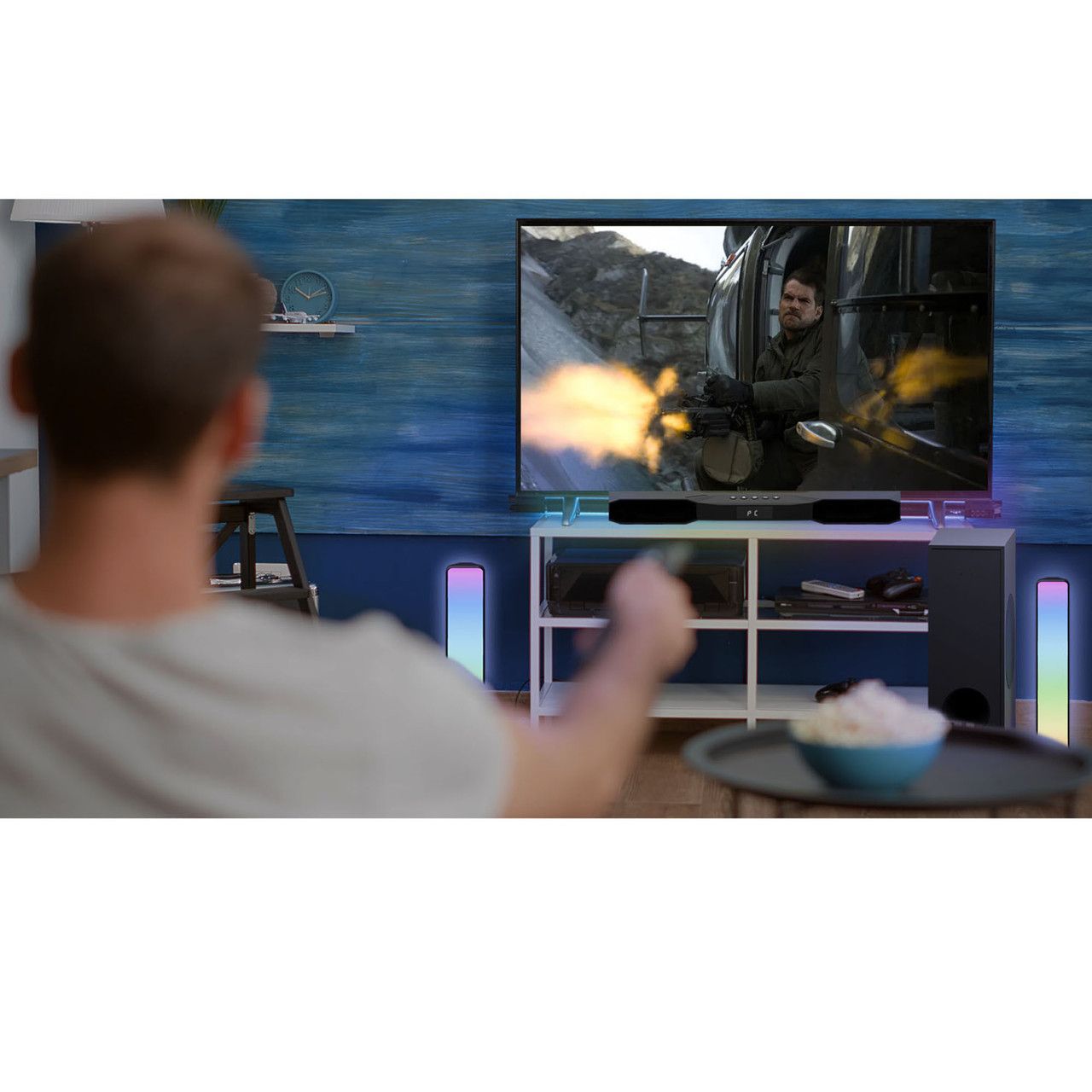 Precision RGB Gaming Soundbar with Subwoofer