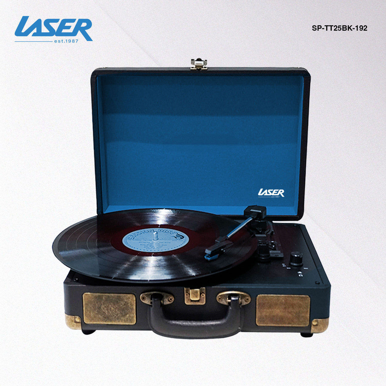 Bluetooth Suitcase Turntable with Speaker