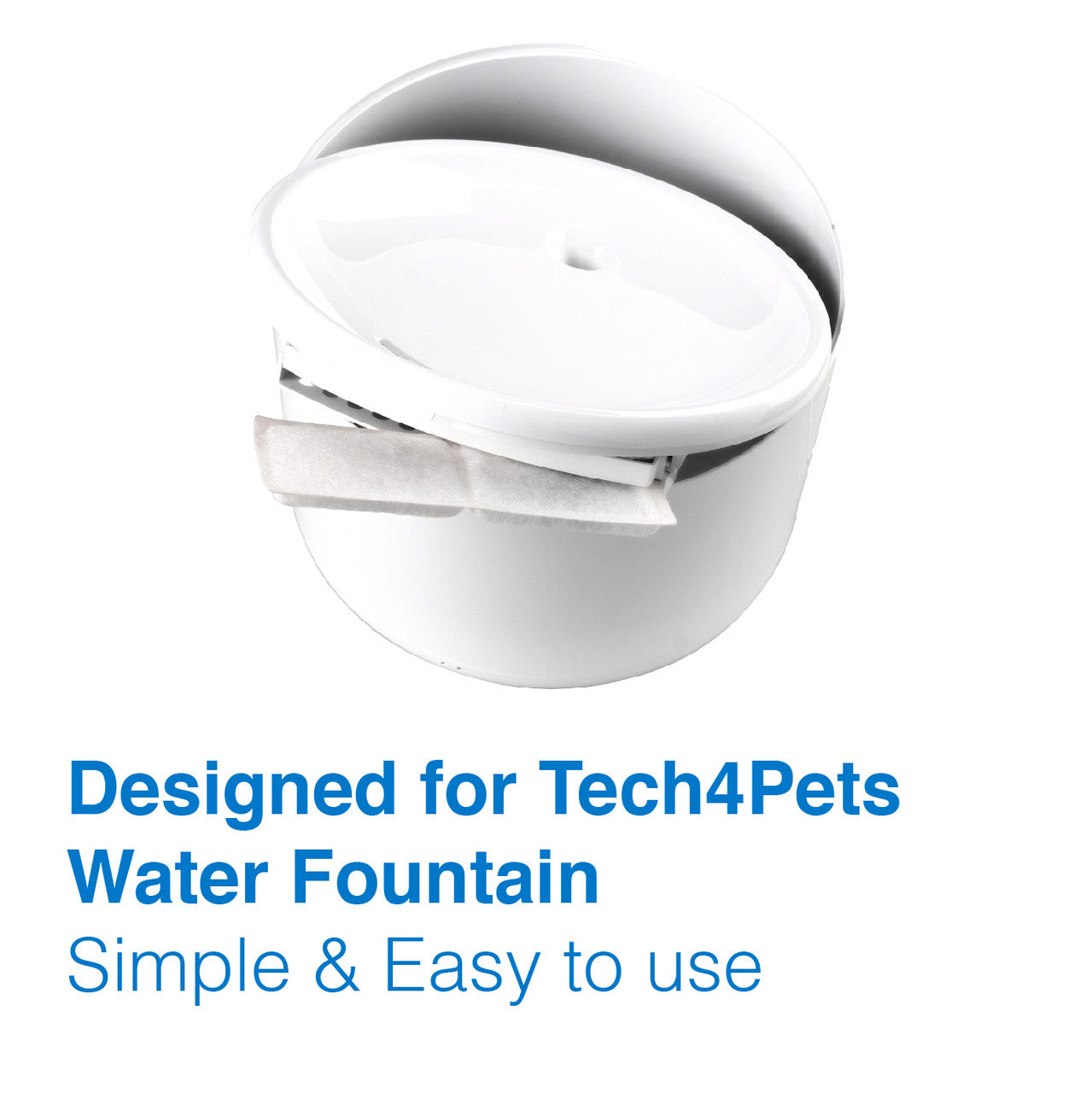 Tech4Pets 5-Pack Water Fountain Replacement Filters