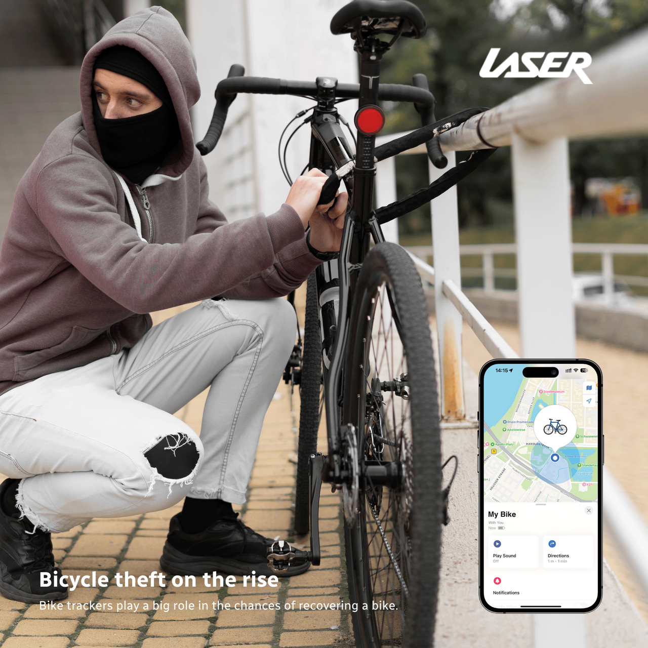 Laser Round Red Reflector Smart Tag