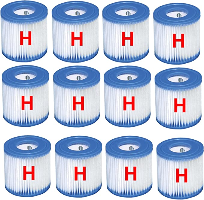 Intex 12 x Filter Cartridge replacement Size H INTEX FILTER PUMP 29007