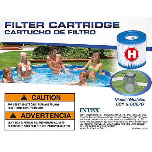 Intex 3 x Filter Cartridge replacement Size H INTEX FILTER PUMP 29007