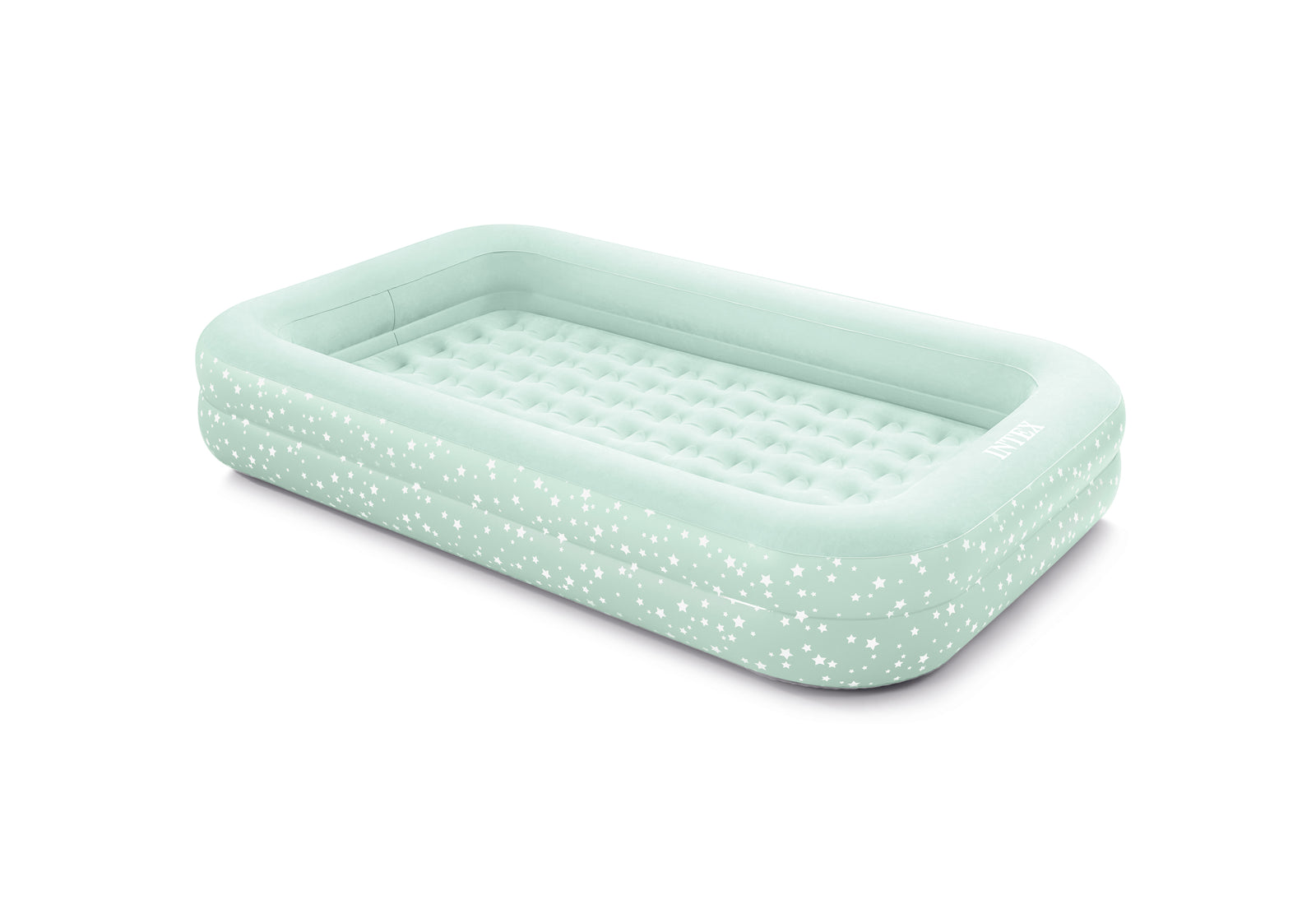 Intex Kidz Inflatable Travel Bed set with Hand Pump - Stars. Great for Travel 66810