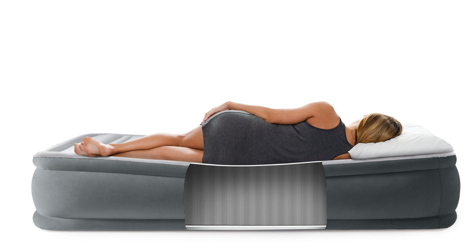 Intex Single (Twin) Deluxe Airbed 33cm 67766