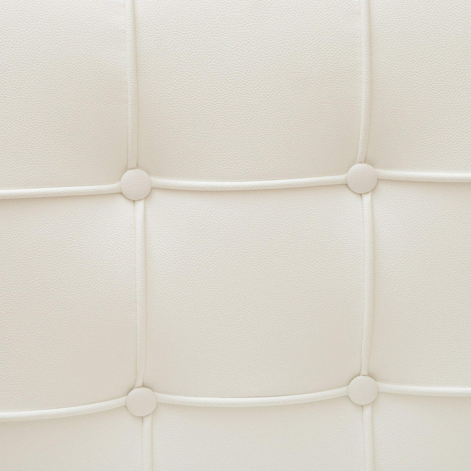 Pandora Modern Bonded Leather Dining Chair in White