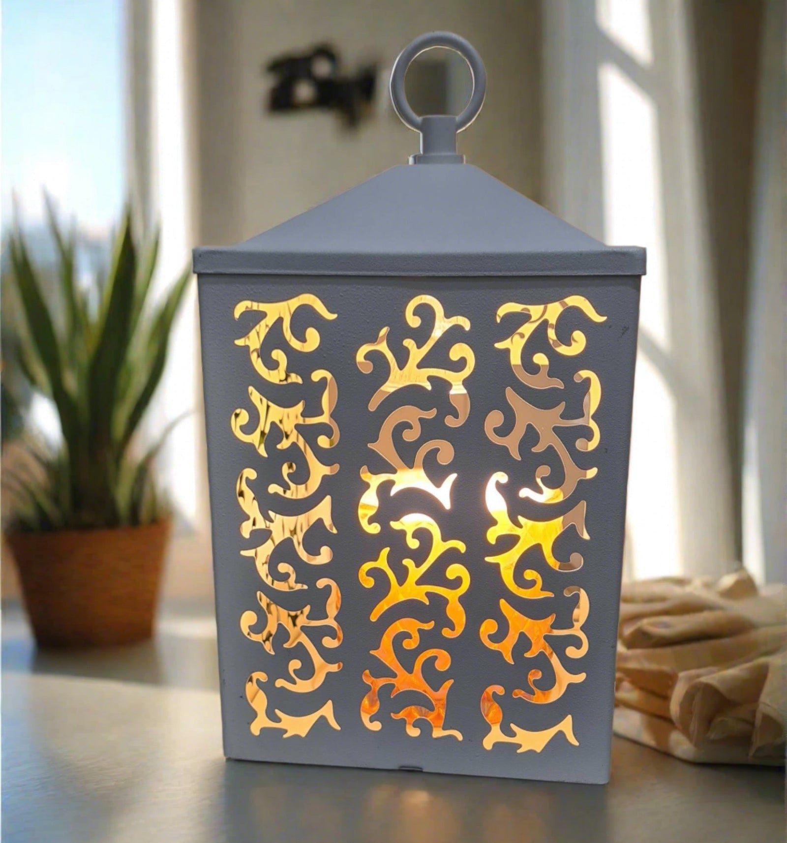 White Cottage Lantern