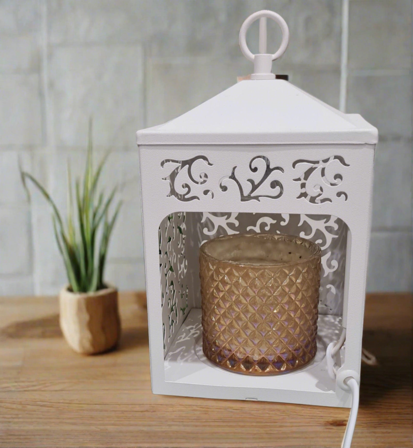 White Cottage Lantern