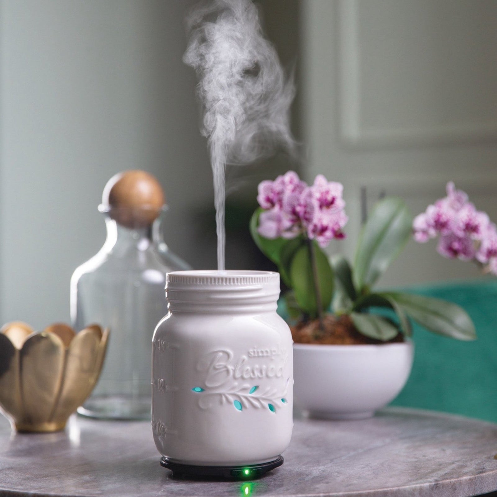 Mason Jar Ultrasonic Aroma Diffuser - RRP $59.95 - Wholesale