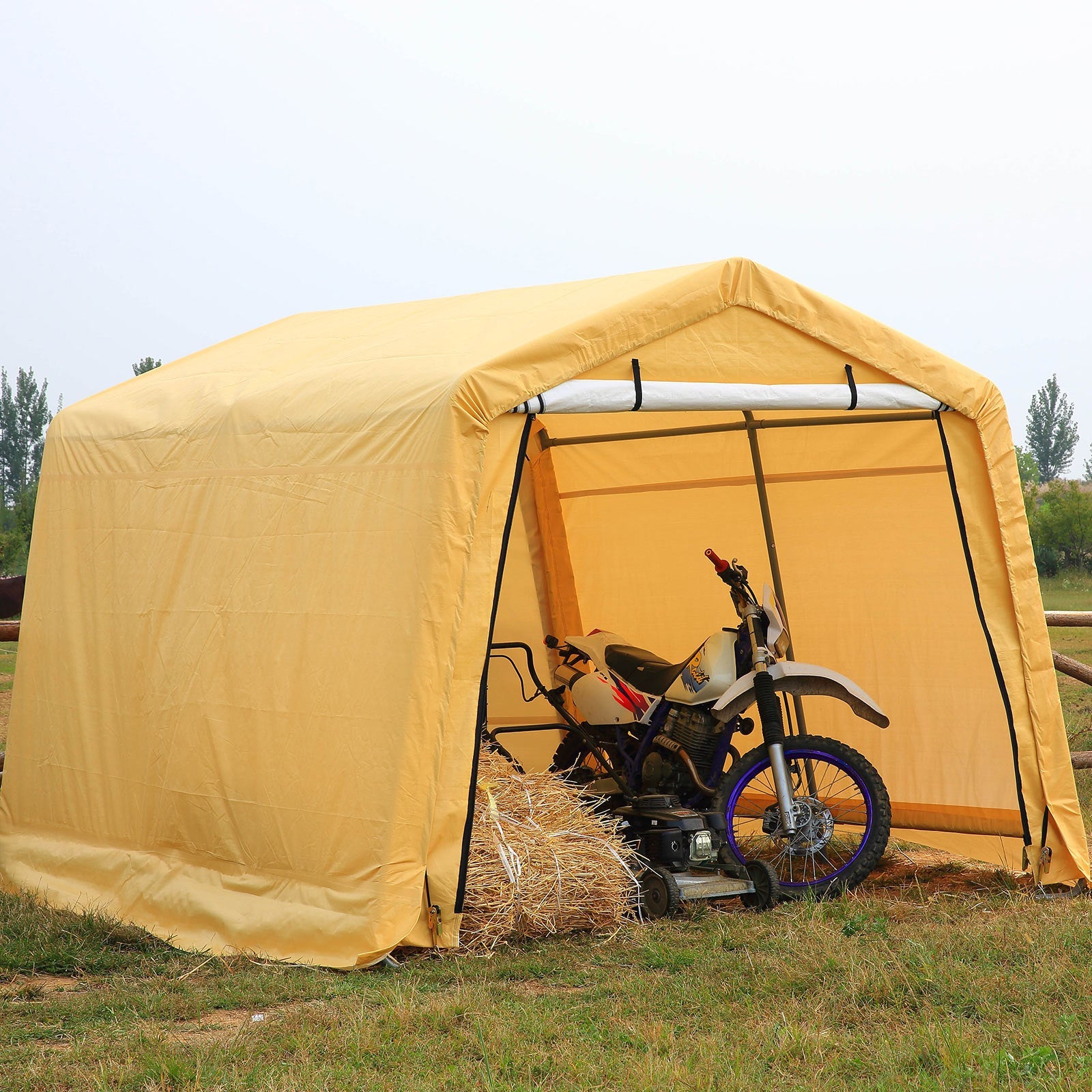 Samland Portable Storage Garage Shelter Size 10x10FT