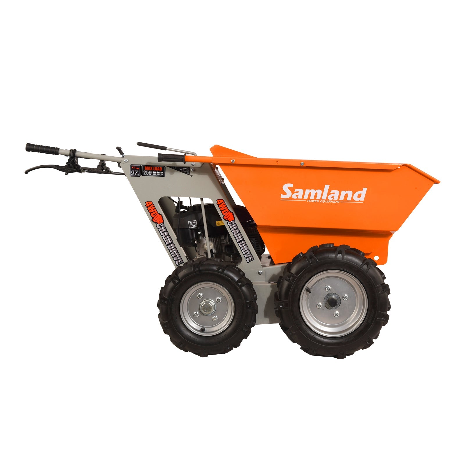 Samland 6.5HP Petrol Power Assisted Wheelbarrow MINI Dumper