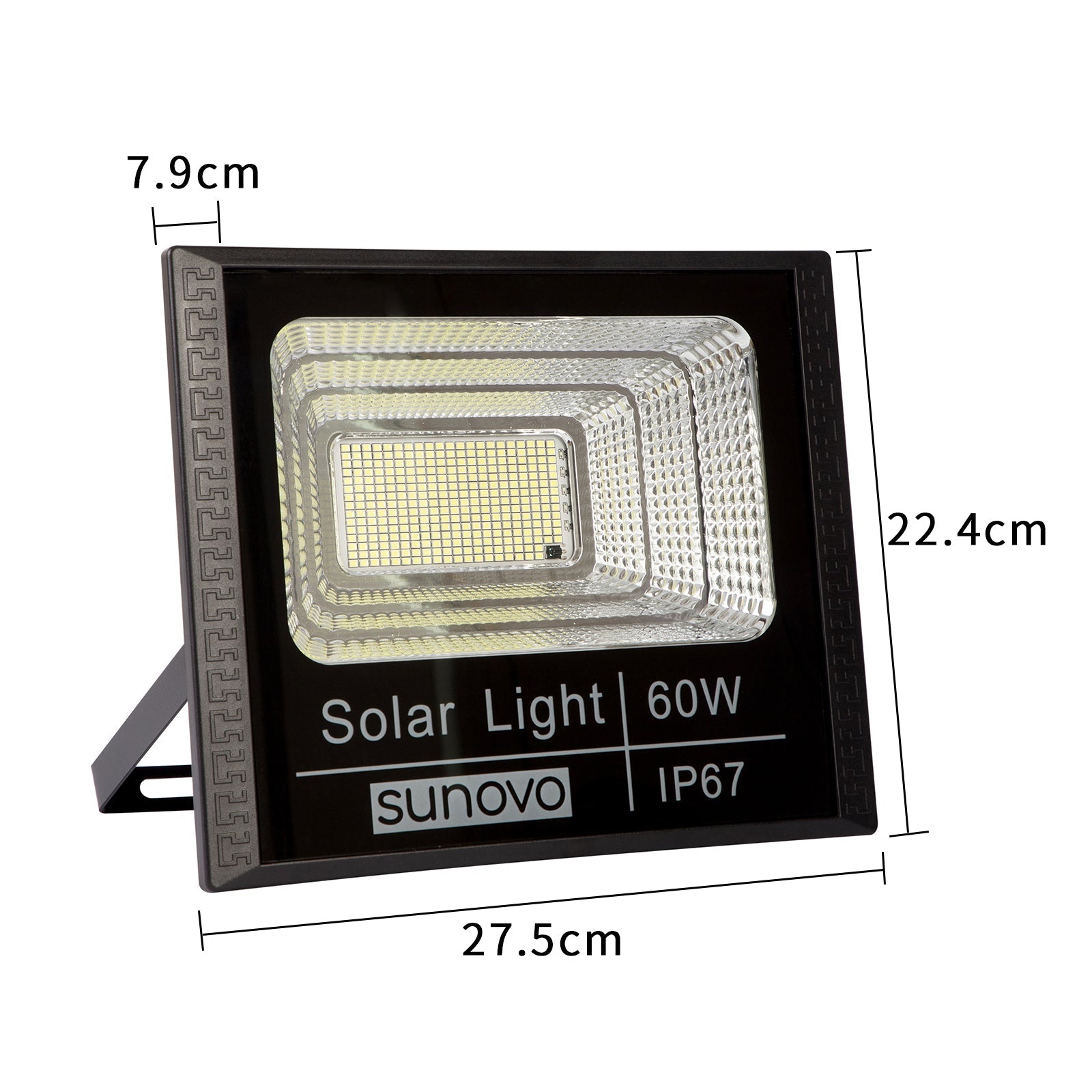Samland Solar Flood Light Outdoor with Remote Control 60W Cold White
