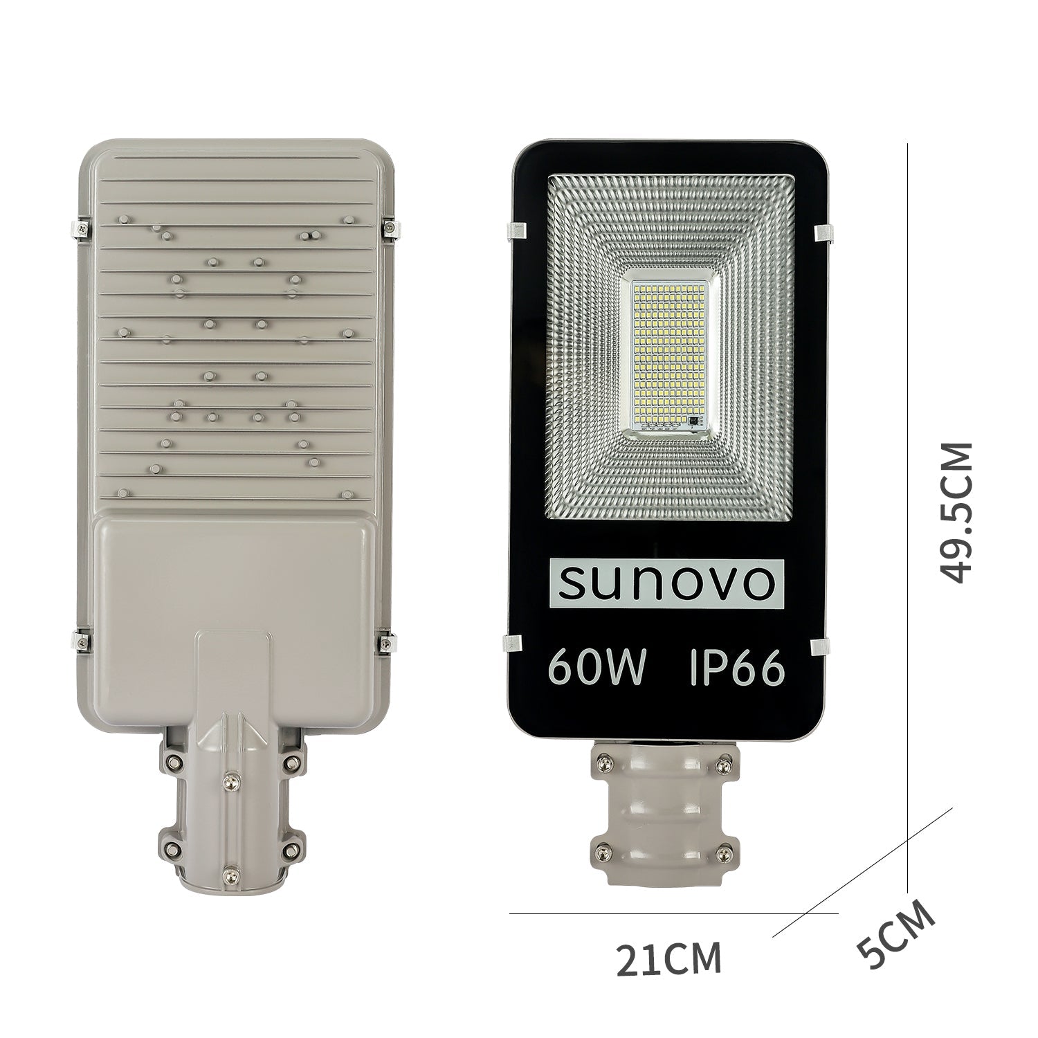 Samland 60W SOLAR GARDEN PATHWAY STREET LIGHT ADJUSTABLE SOLAR PANEL