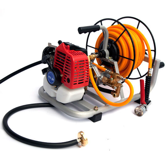 Samland GARDEN WEED SPRAYER PUMP WITH MOTOR & HOSE REEL KIT PEST CONTROL