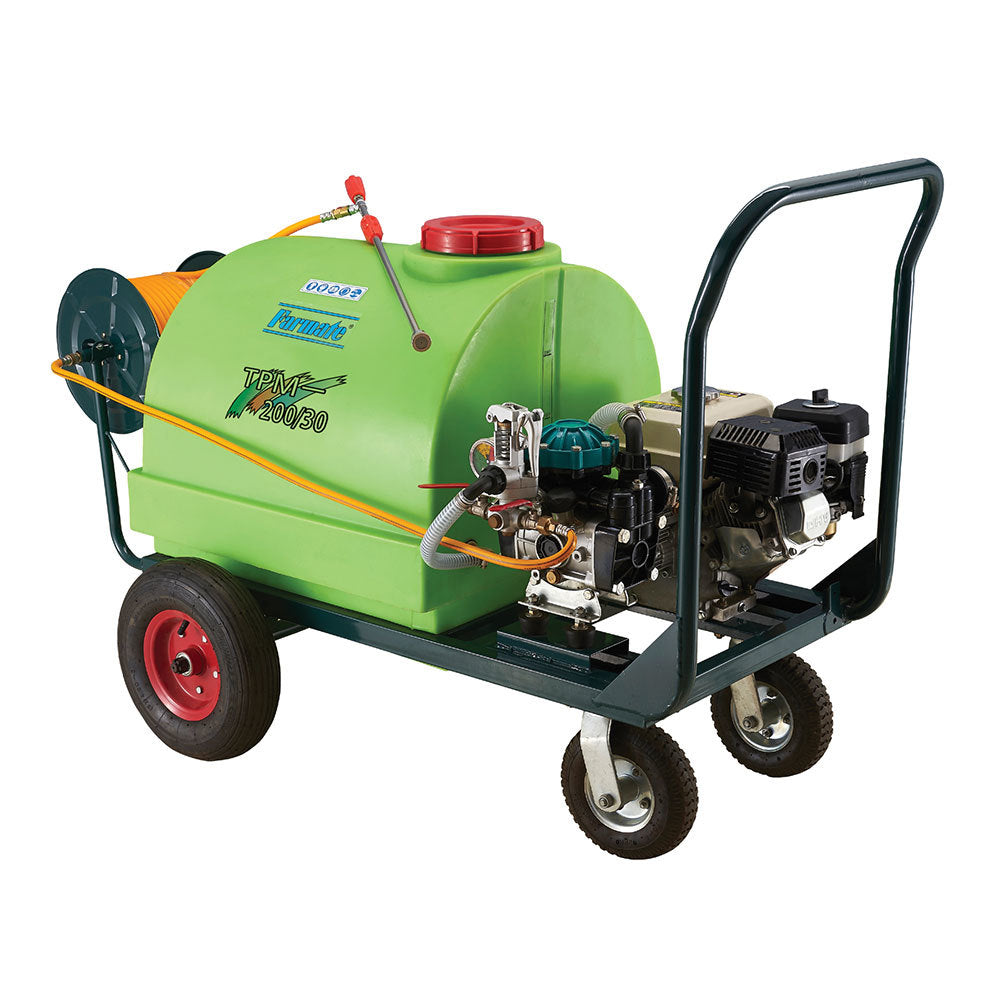Samland 5.5HP DIAPHRAGM PUMP SPRAYER WITH 200L TANK ON TRAILER