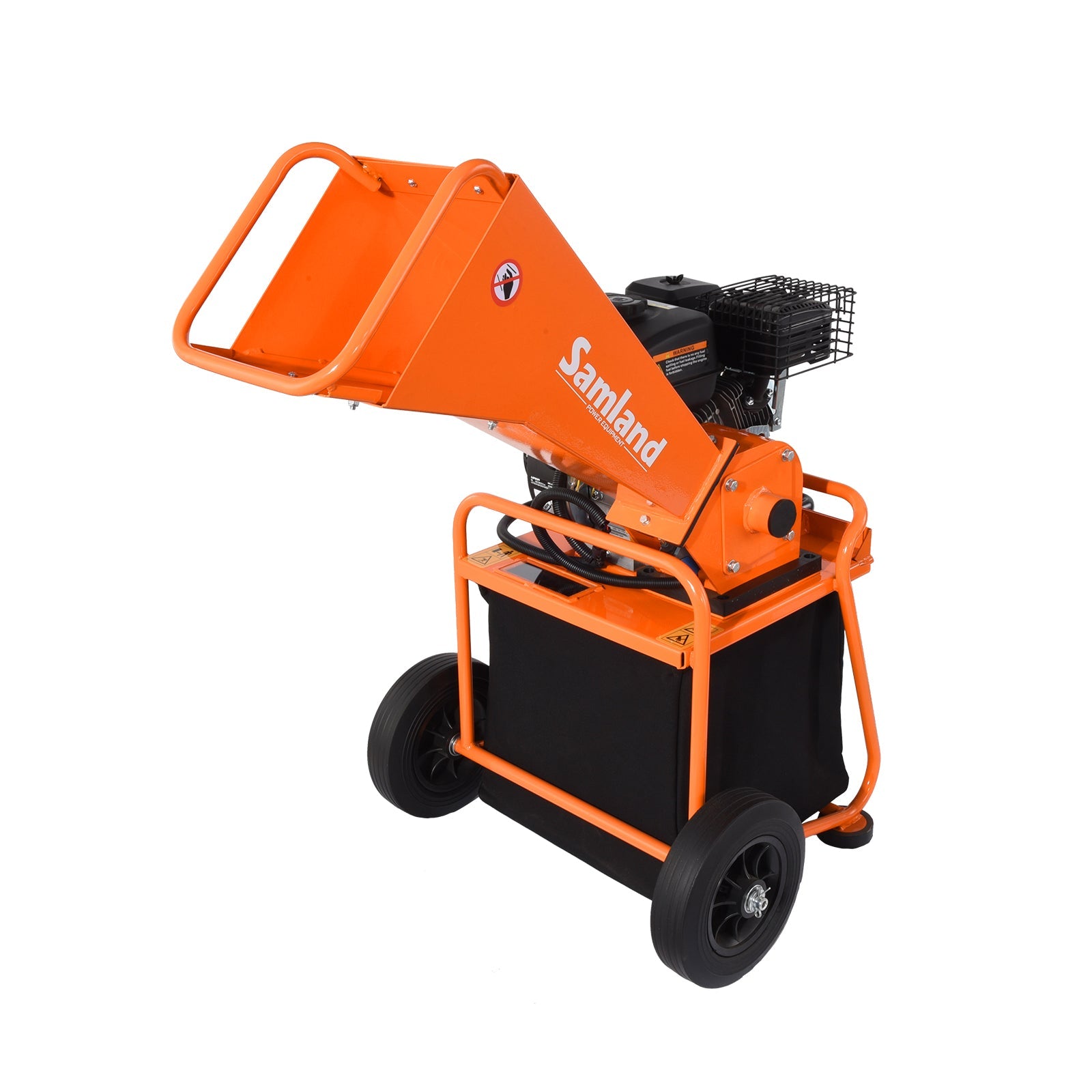 Samland WC50 Mini Wood Chipper, Loncin 6.5 HP Engine