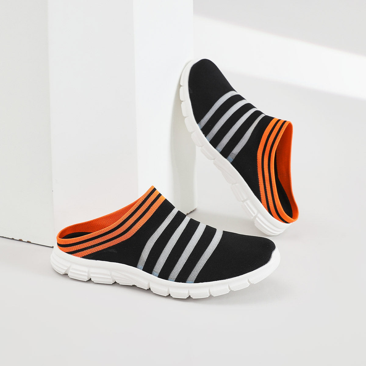 MEN'S BIRD'S NEST HALF-SANDALS 4555 - MEN - Orange / AUS Ladies9.5/Men7.5/EU41/25.5cm