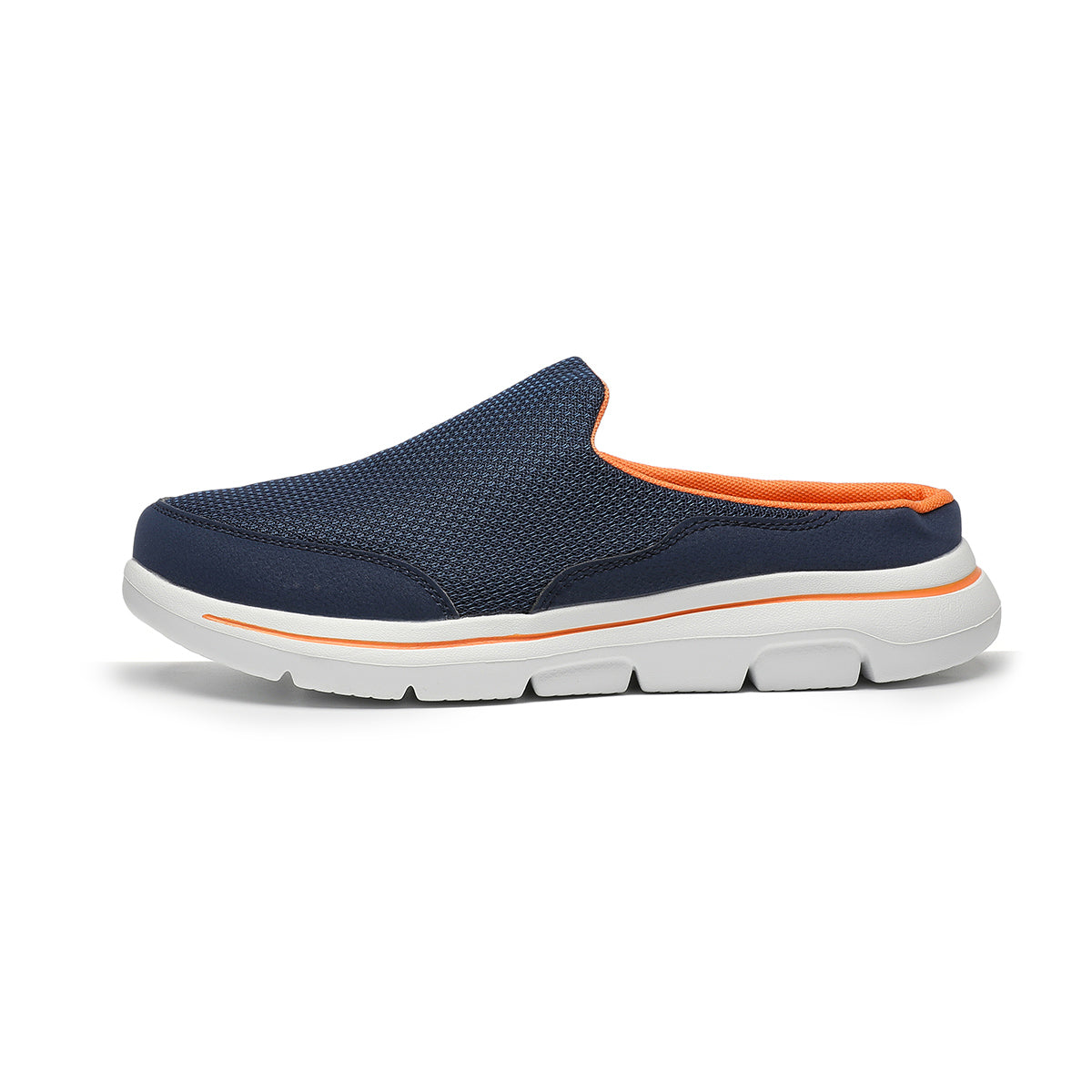 LIGHTWEIGHT UNISEX HALF-SLIPPERS 4558 - MEN - Orange / AUS Ladies10/Men8/EU42/26cm