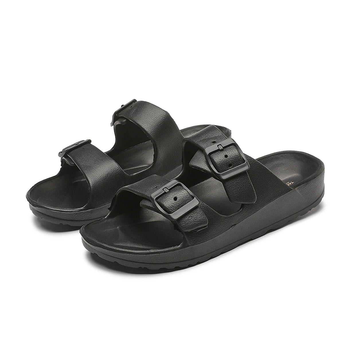 UNISEX BEACH SLIDES 0099 - MEN - Black / AUS Ladies9/Men7/EU40/25cm