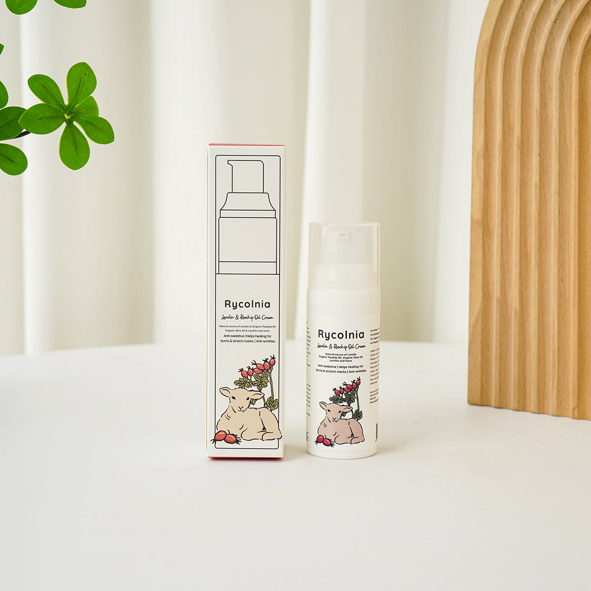 Rycolnia Lanolin & Rosehip Oil Cream 50g