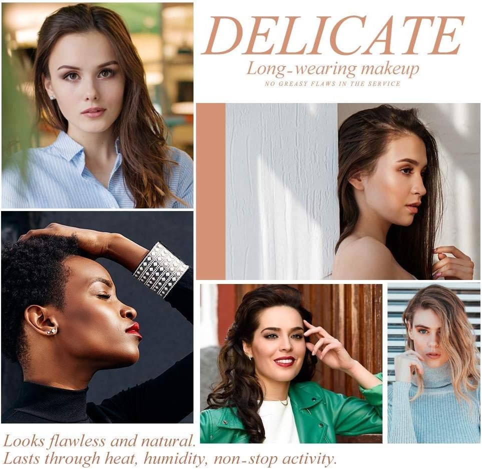 ReviGLam TLM Colour Changing Liquid Foundation Hides Wrinkles & Lines, BB Cream Makeup Base Concealer Cover Moisturizing Fluid for all Skin Tone SPF15, Pack of 2