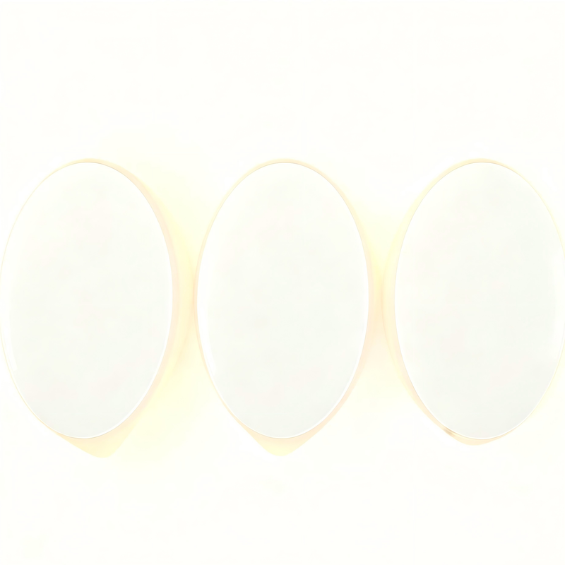 (Pack of 3)LED Motion Sensor Night Light Indoor, Cordless Battery Powered,Stick-on Warm White Light with Built-in Infrared Motion Detection, Sensor Light for Hallway,Bedroom