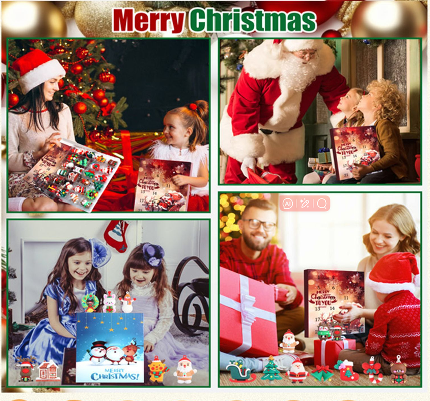 Blind Box Calendar Boxes For 2025, 24 Days Countdown Calendar Boxes, Diy Advent Calendar Boxes to Fill Gift for Adults And Kids Christmas Gift Box for Women